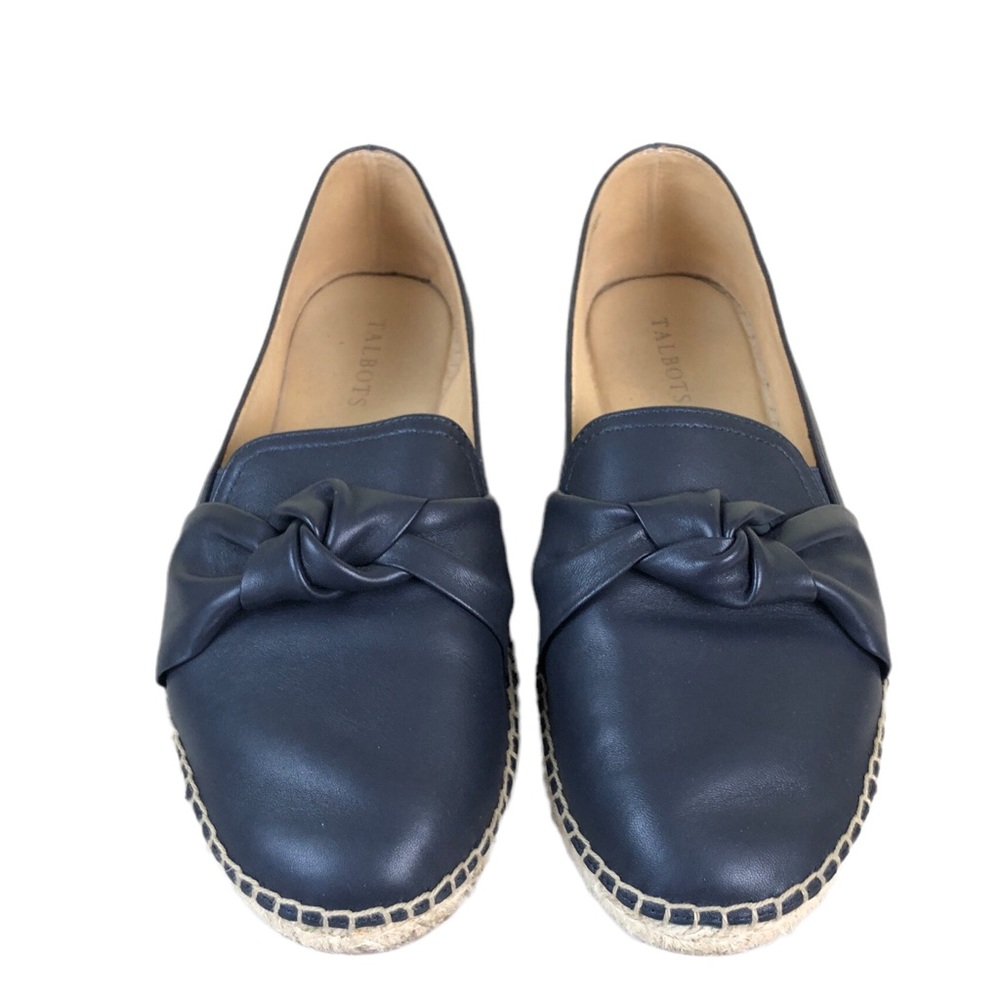 Talbots Izzy Knot Nappa Espadrilles Size 10m - image 3